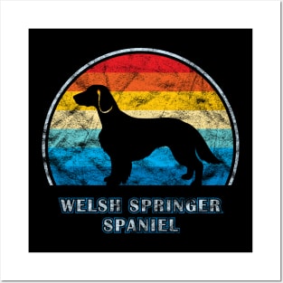 Welsh Springer Spaniel Vintage Design Dog Posters and Art